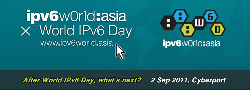 Banner - ipv6 world: asia X World IPv6 Day